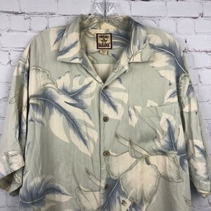 Tommy Bahama Silk Hawaiian Short Sleeve Men's Sz Medium